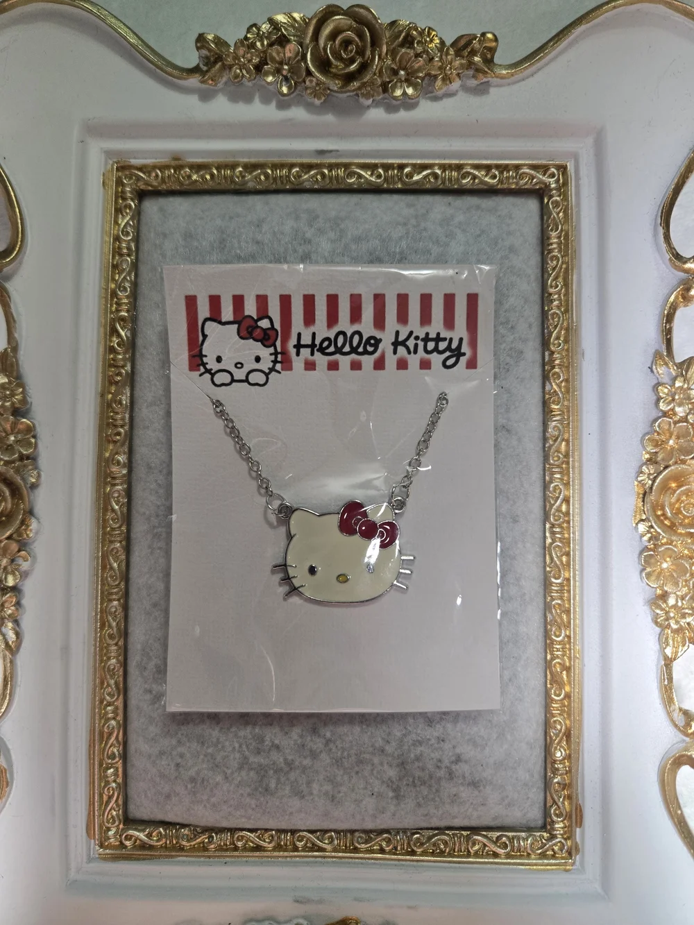 Hello Kitty Silver Necklace Jewelry